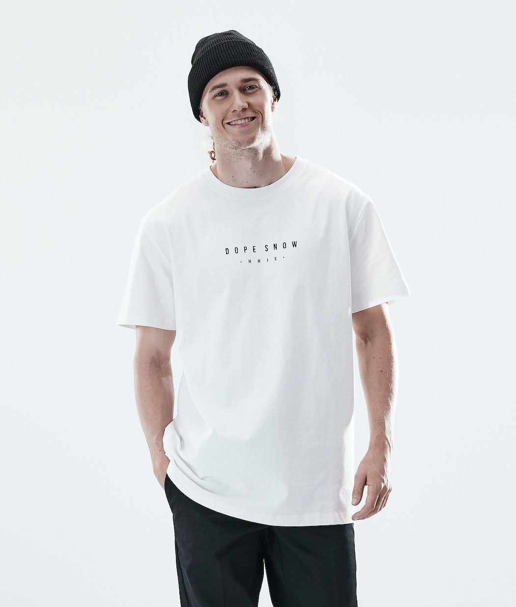 Camisetas Dope Daily Range Hombre Blancas | 759-DLHAOP