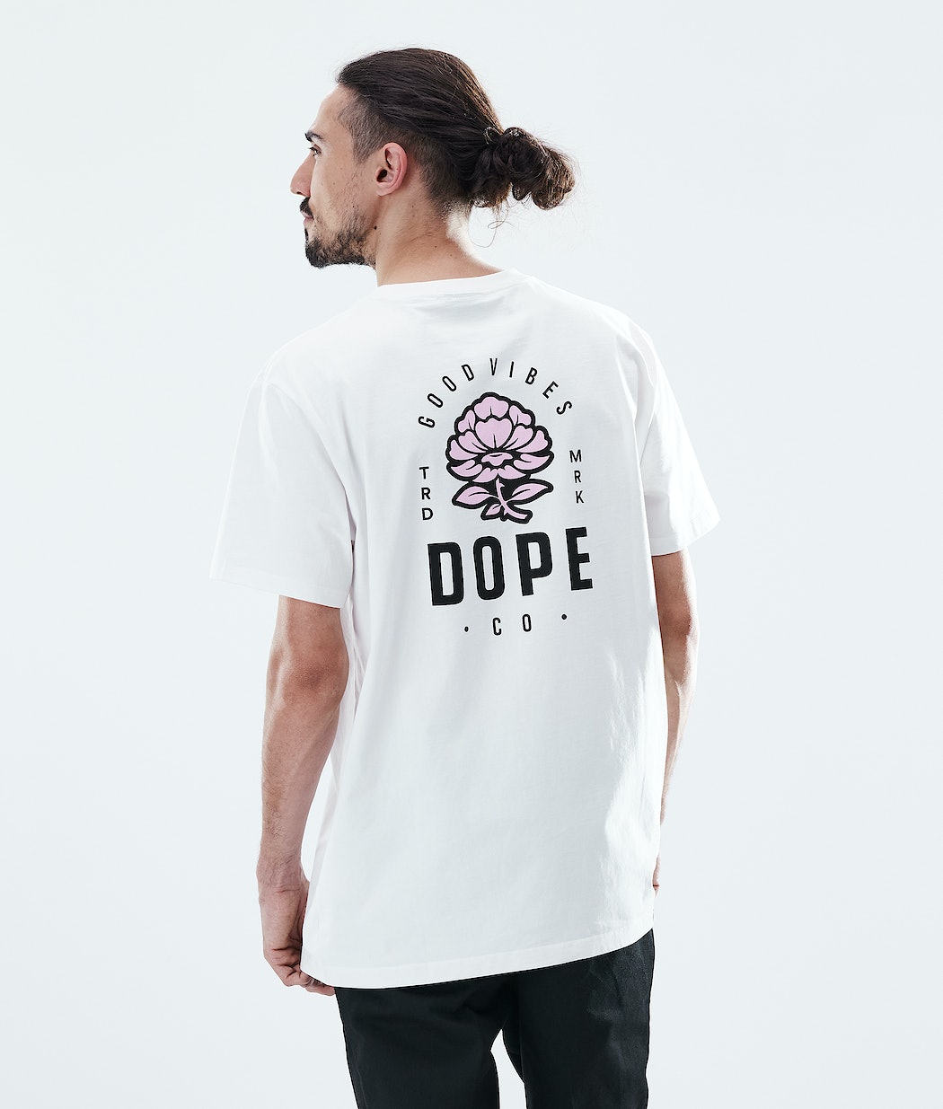 Camisetas Dope Daily Rose Hombre Blancas | 354-FICBAU
