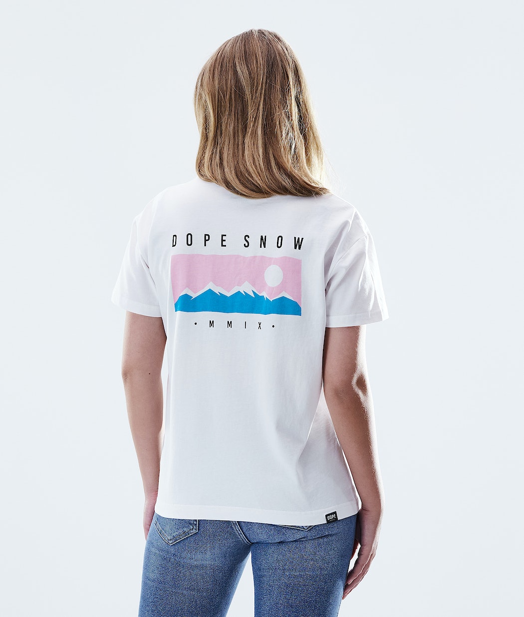 Camisetas Dope Regular Range Mujer Blancas | 428-KSDZFX