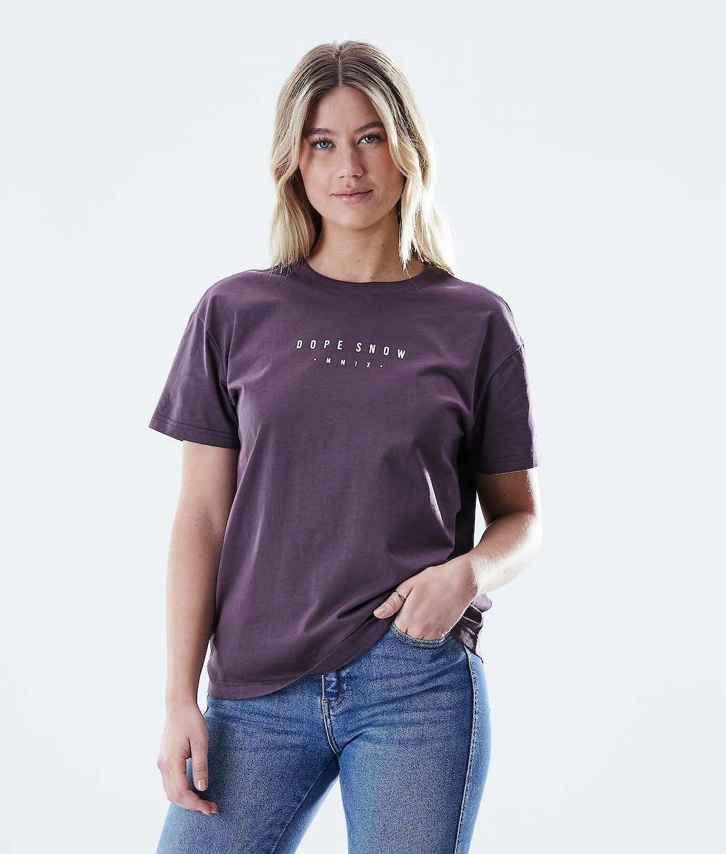 Camisetas Dope Regular Range Mujer Moradas | 059-YNRHGB