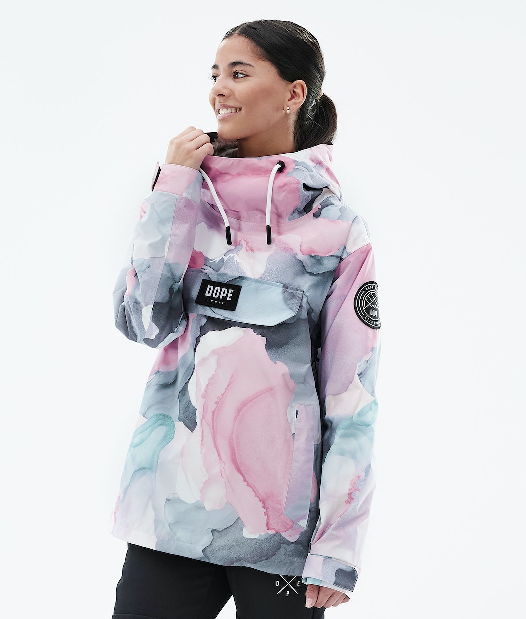 Chaqueta Esquí Dope Blizzard PO Light W Mujer Multicolor Rosas | 569-SDFWHV