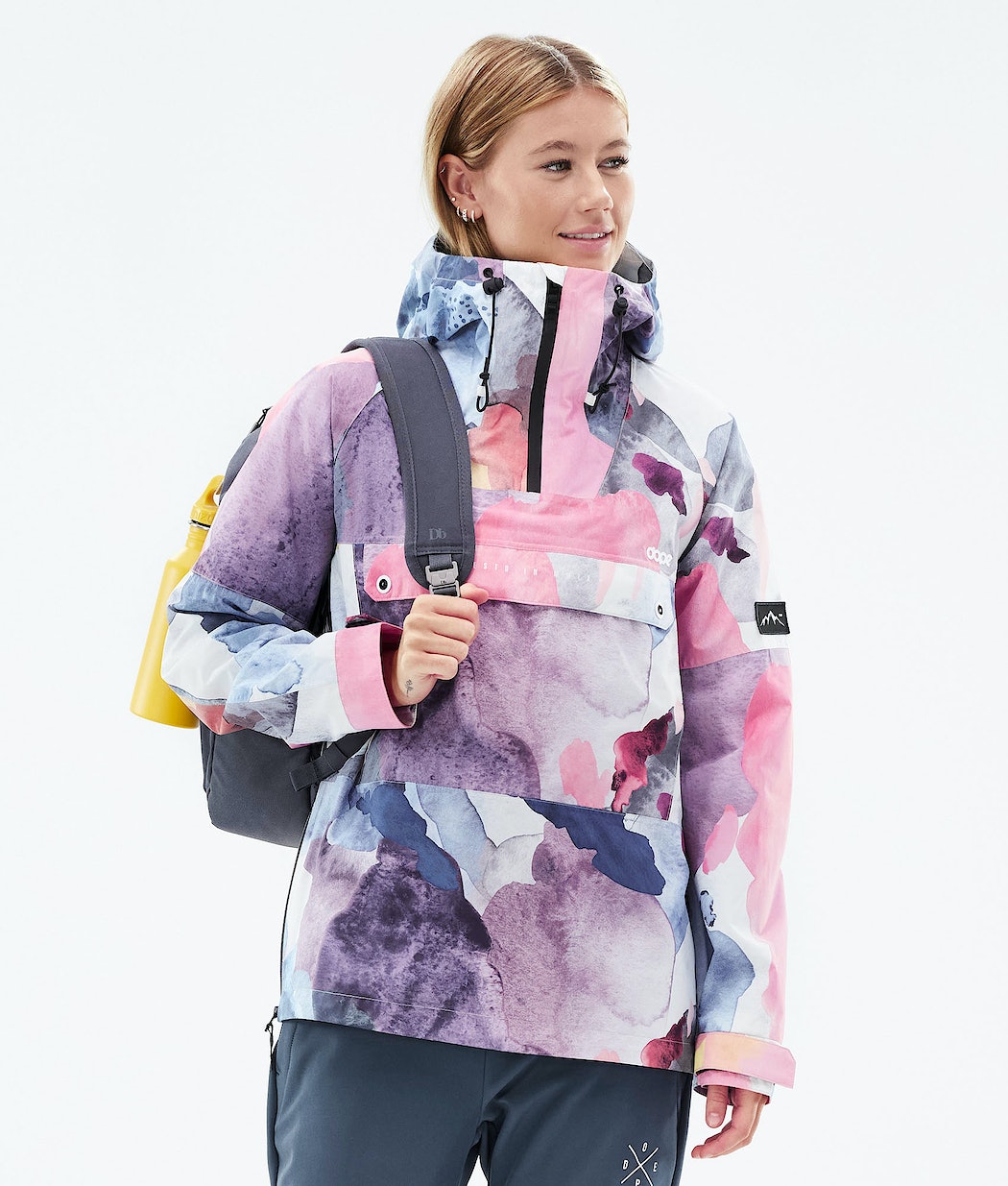 Chaqueta Esquí Dope Hiker Light W Mujer Multicolor Rosas | 723-XREQPH