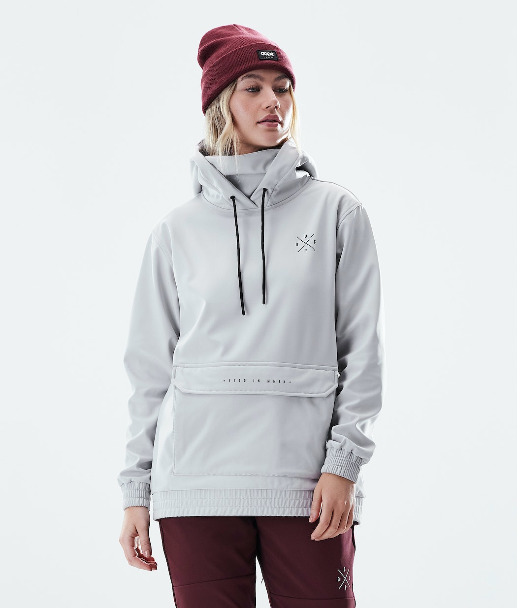 Chaqueta Esquí Dope Nomad W Mujer Gris Claro | 517-BNEDAJ