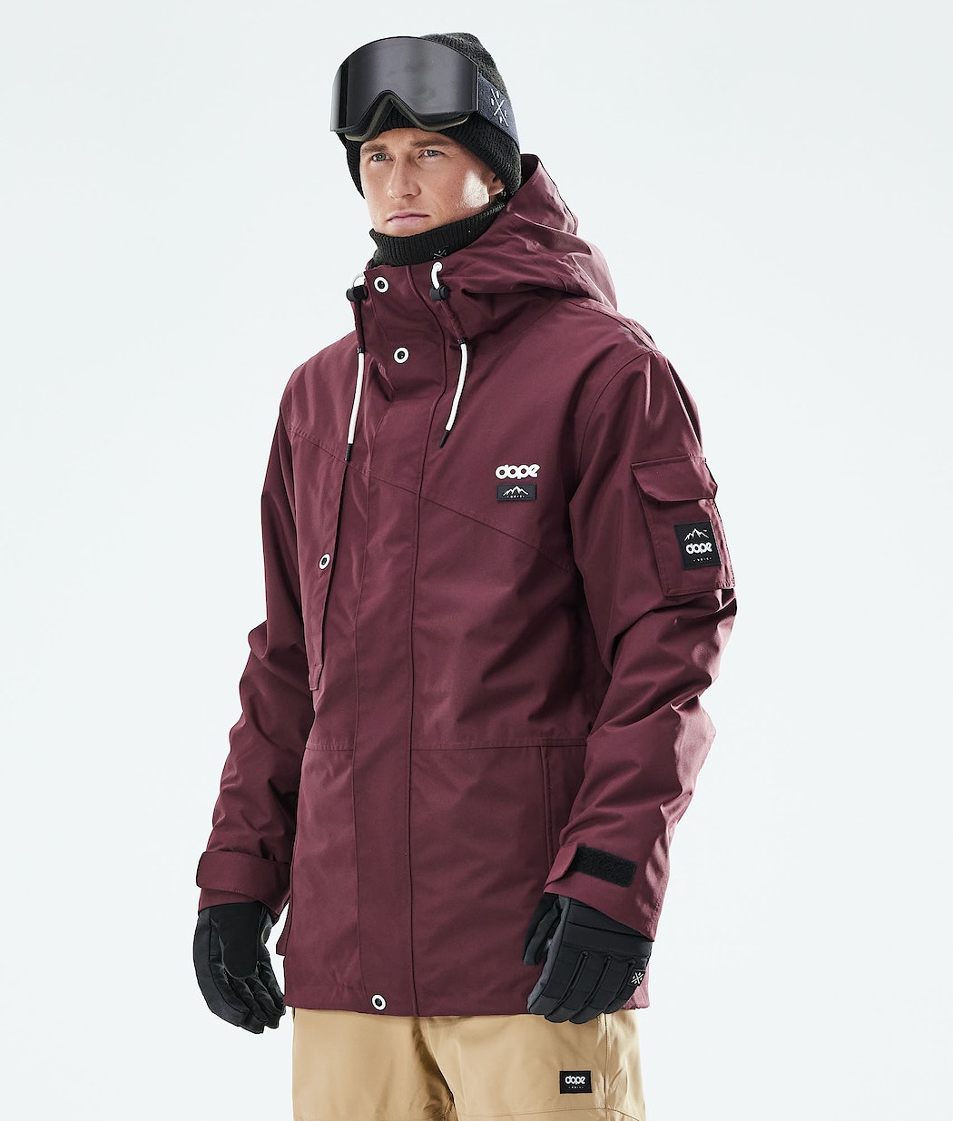 Chaqueta Snowboard Dope Adept 2021 Hombre Burdeos | 740-FGKAPI