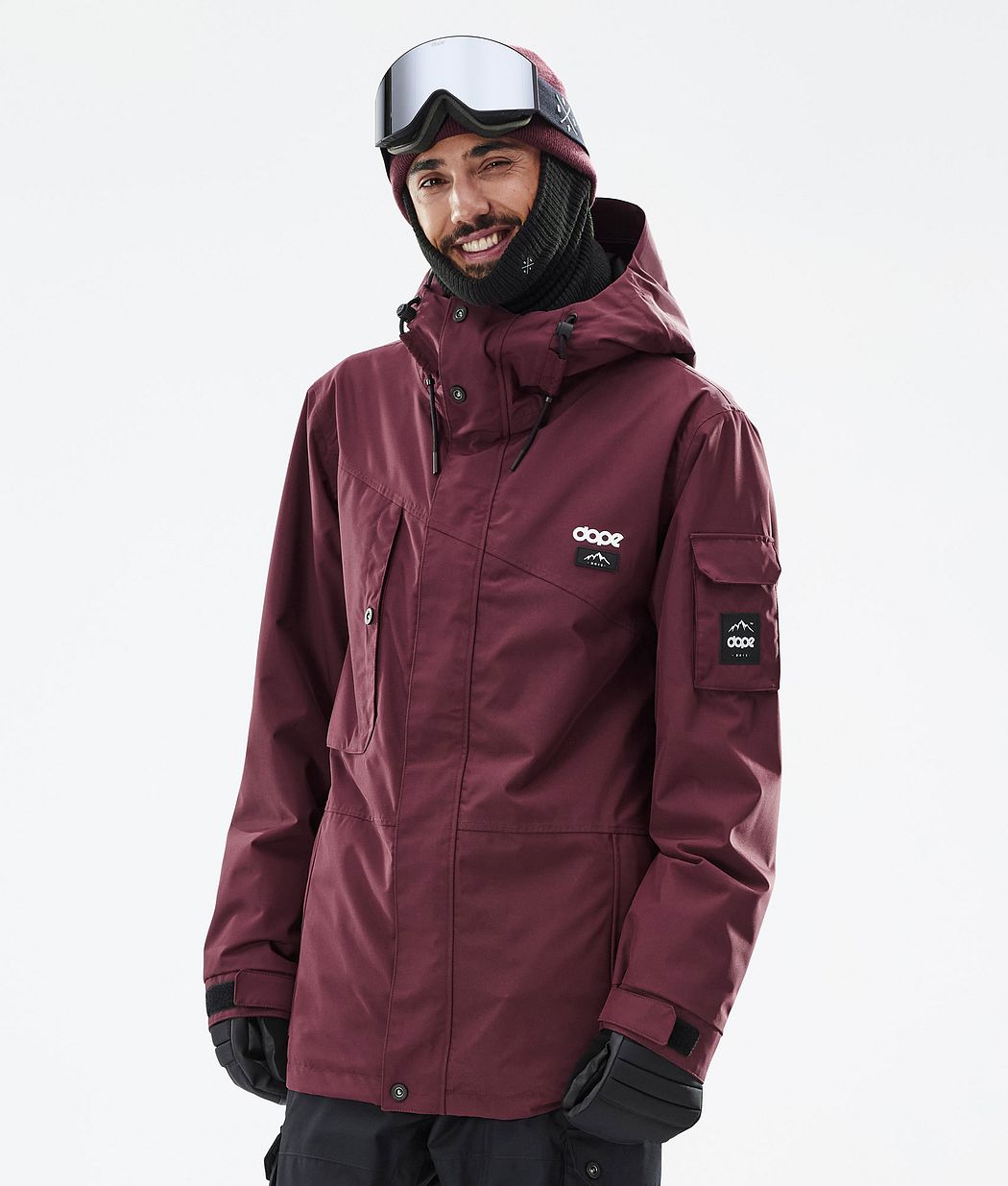 Chaqueta Snowboard Dope Adept Hombre Burdeos | 623-RGMPLA