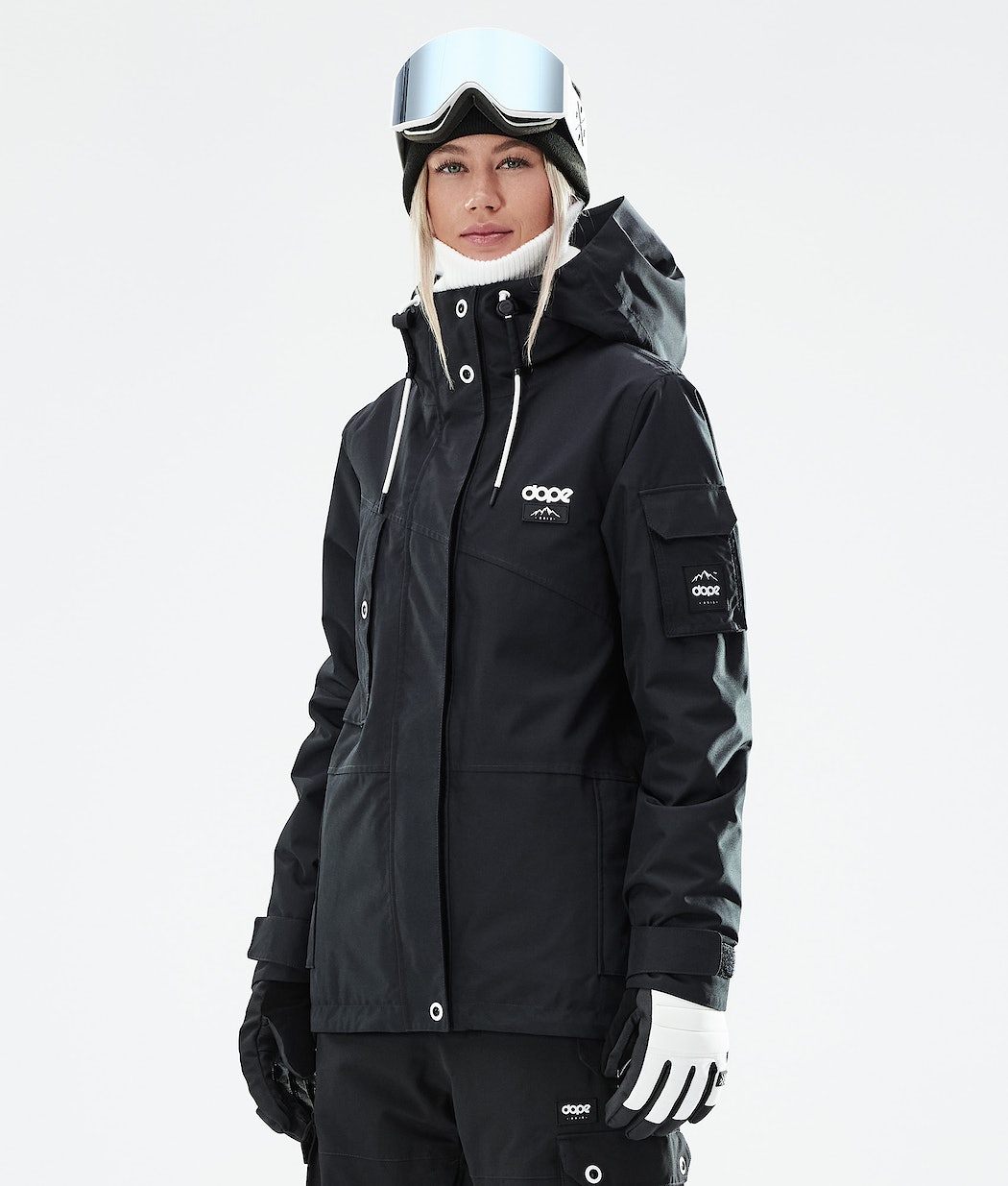 Chaqueta Snowboard Dope Adept W 2021 Mujer Negras | 056-QKFTYI