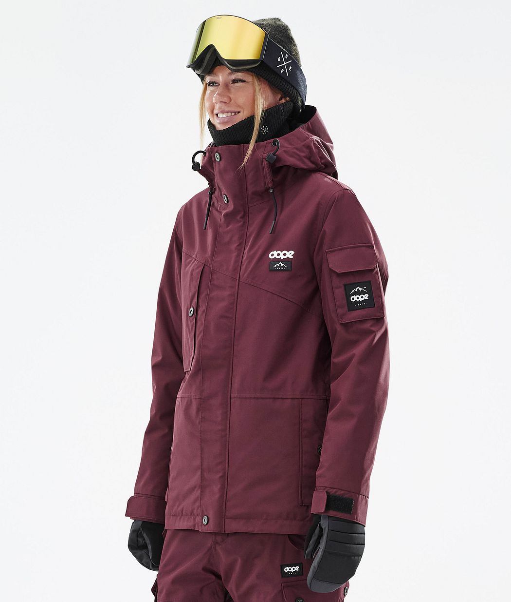 Chaqueta Snowboard Dope Adept W Mujer Burdeos | 617-MQTRZJ