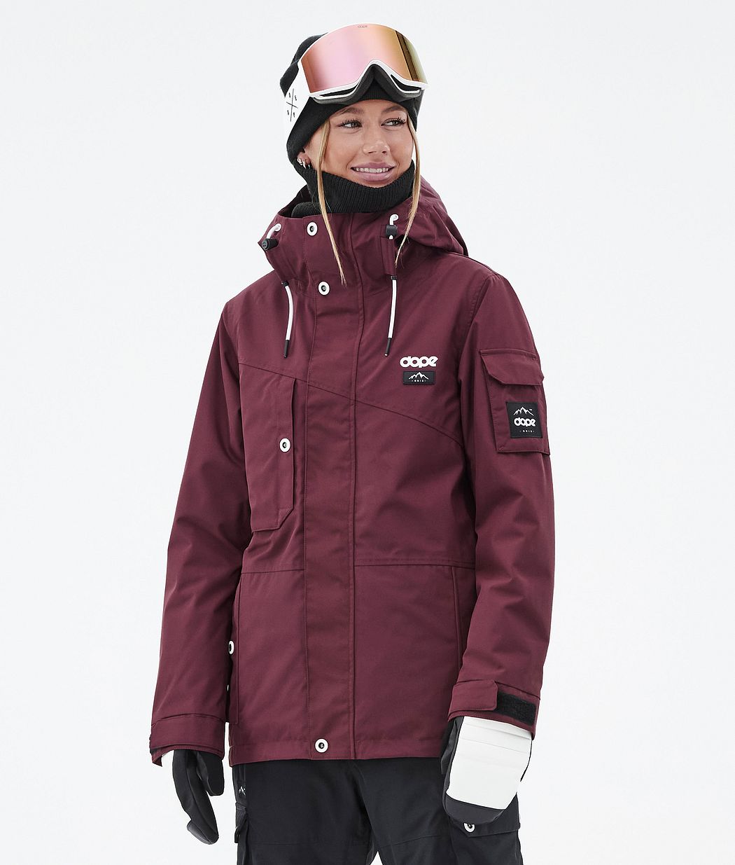 Chaqueta Snowboard Dope Adept W Mujer Burdeos | 831-PHGWRI