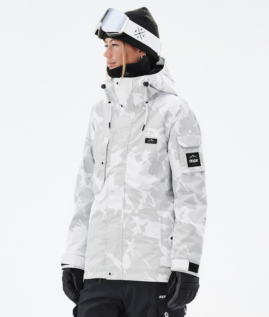 Chaqueta Snowboard Dope Adept W Mujer Gris Camuflaje | 231-TAZBOK