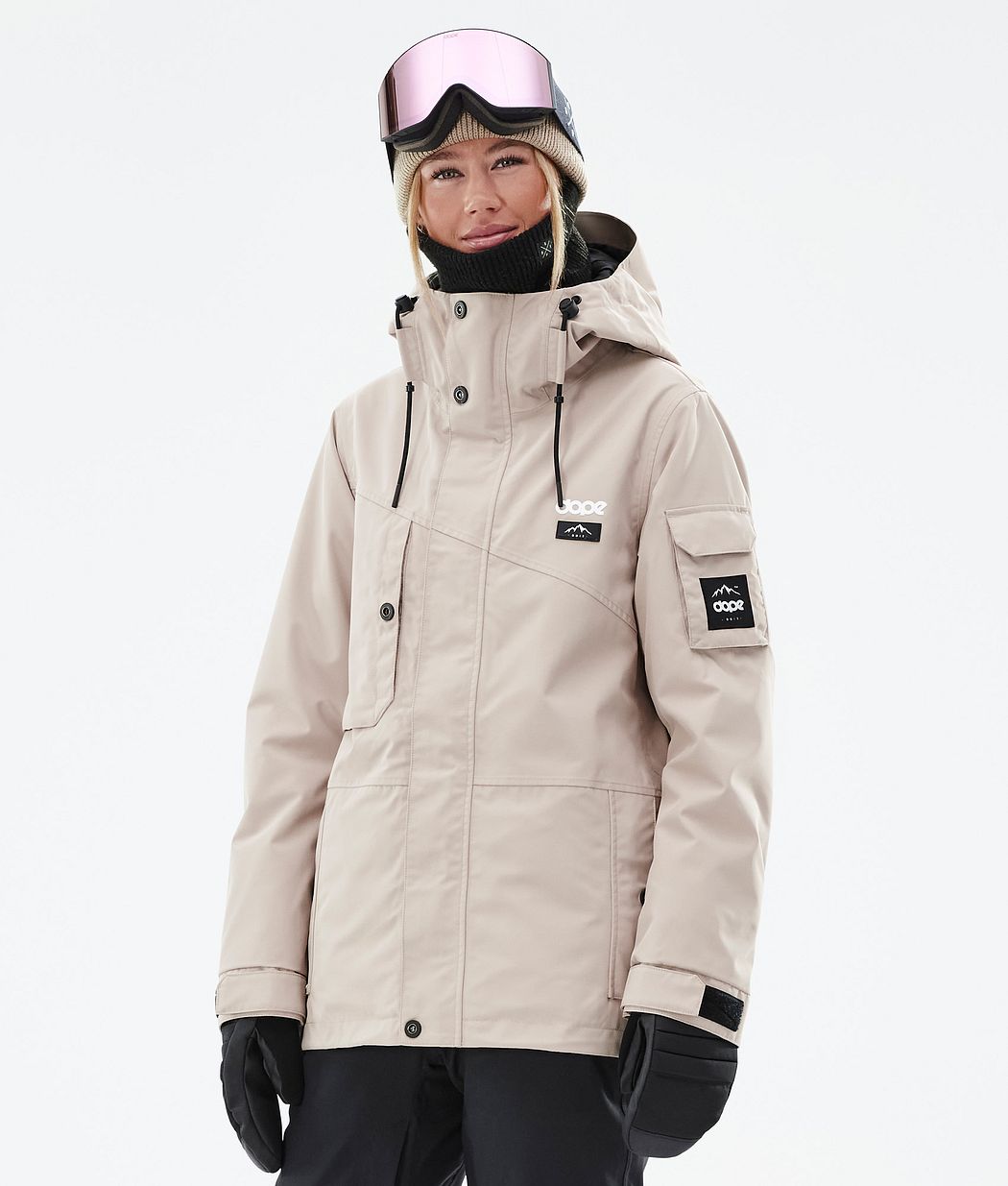 Chaqueta Snowboard Dope Adept W Mujer Marrones | 048-PVTSOR