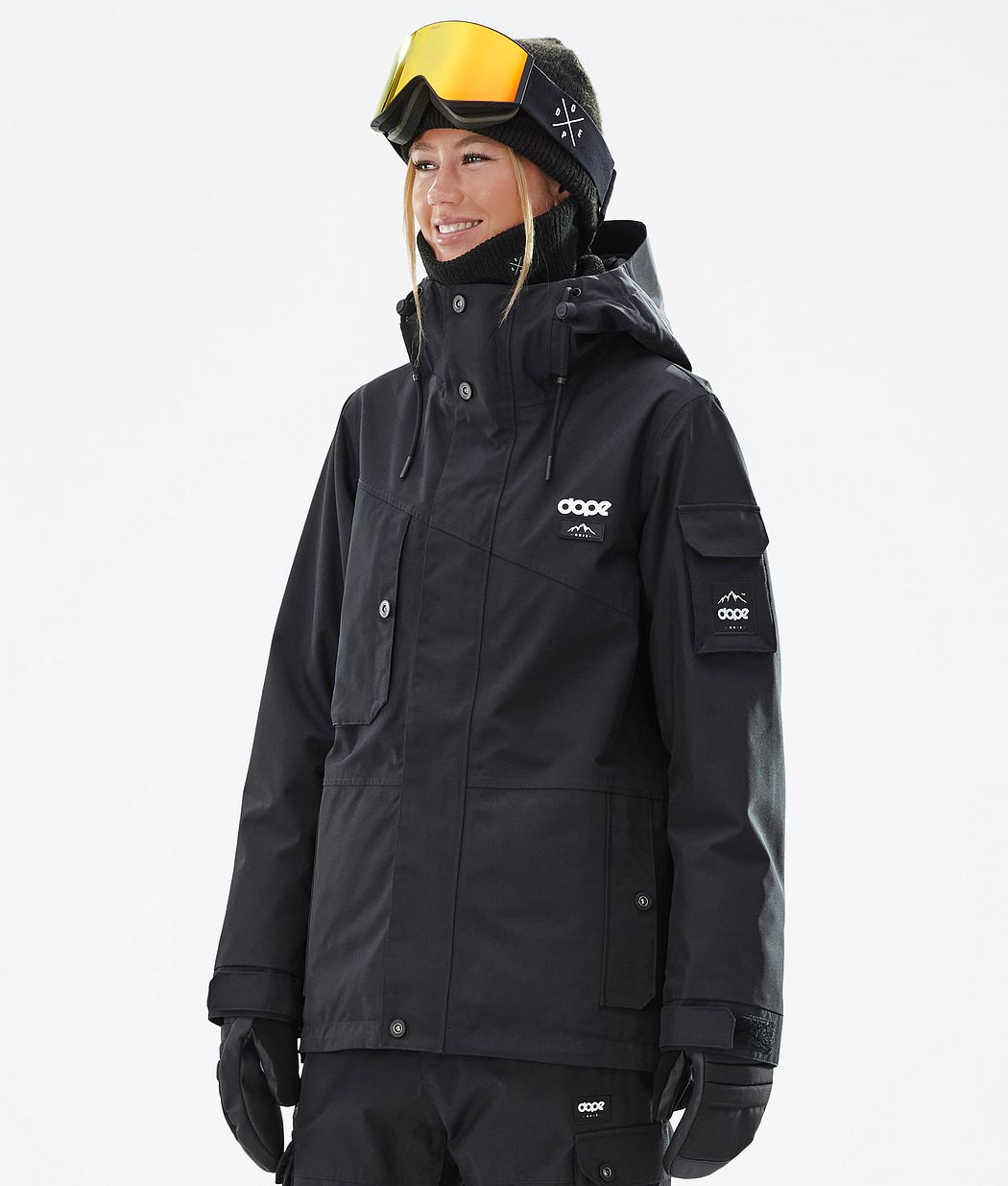 Chaqueta Snowboard Dope Adept W Mujer Negras | 945-WZXMHE