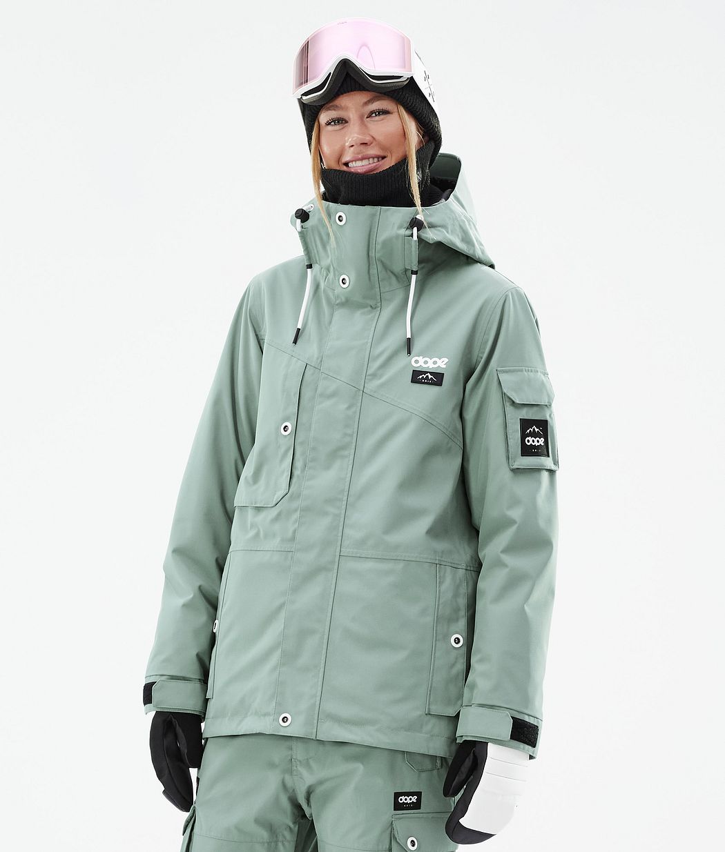 Chaqueta Snowboard Dope Adept W Mujer Verde | 572-BTULVS