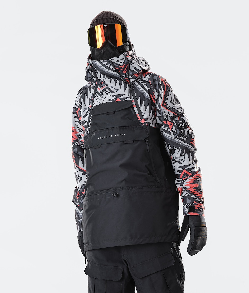 Chaqueta Snowboard Dope Akin 2020 Hombre Rojas Negras | 132-YQKHXO