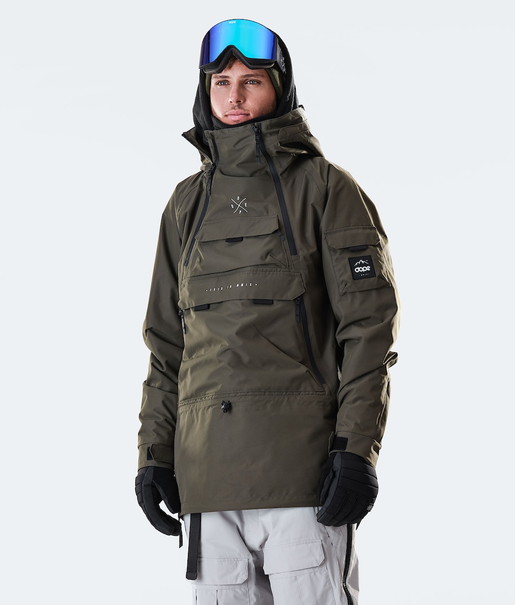Chaqueta Snowboard Dope Akin 2020 Hombre Verde Oliva Verde | 397-YIXPVW