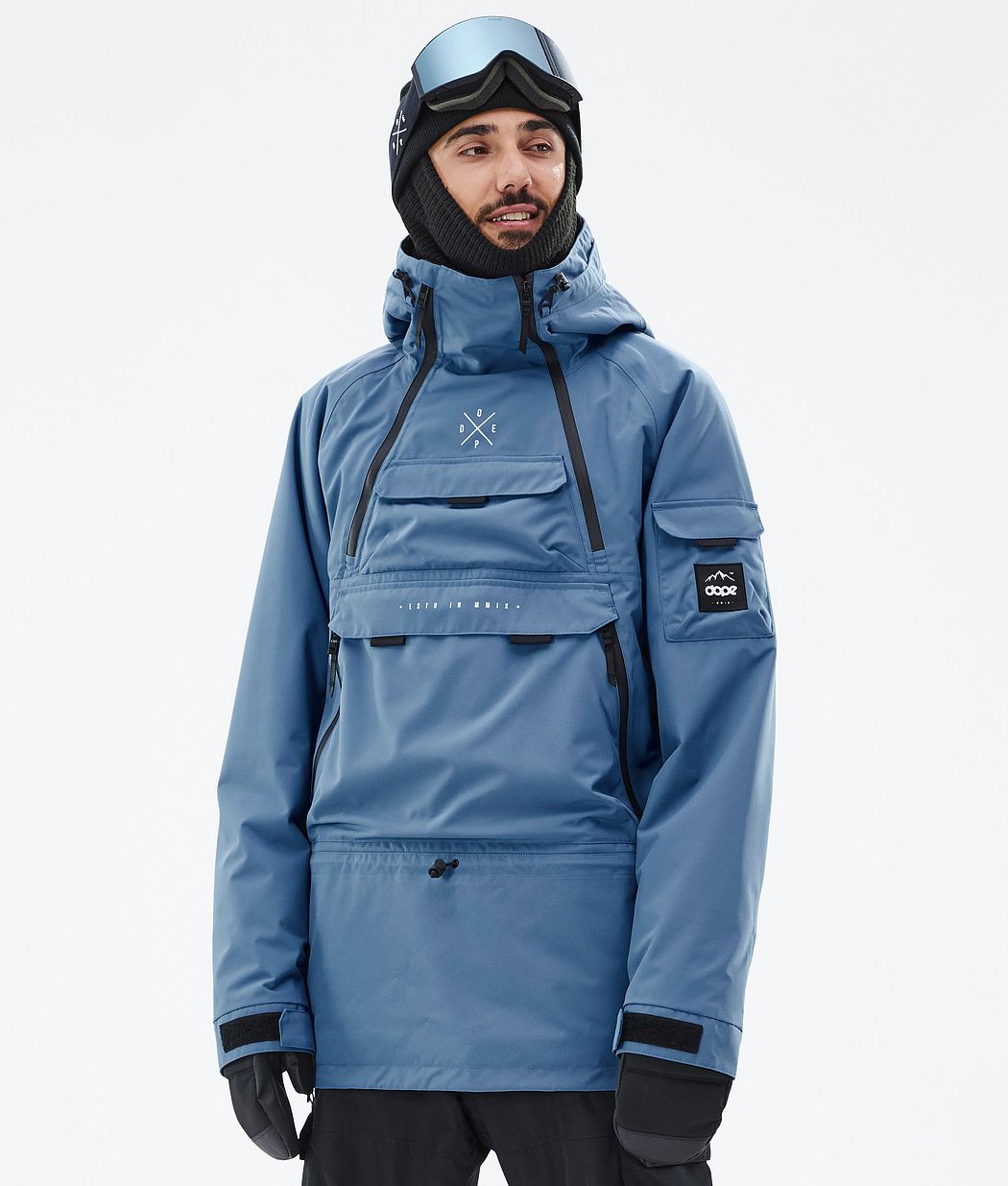 Chaqueta Snowboard Dope Akin Hombre Azules Gris | 748-SWTZEN