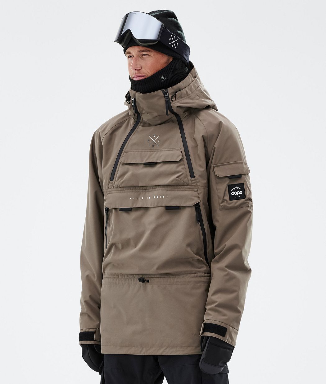 Chaqueta Snowboard Dope Akin Hombre Marrones Oscuro | 623-LBSDRN