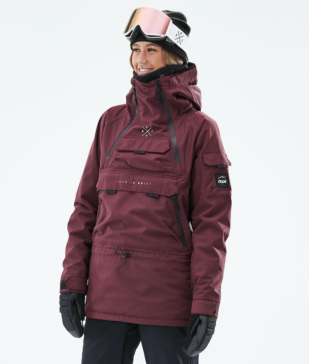 Chaqueta Snowboard Dope Akin W 2019 Mujer Burdeos | 012-WJTZSG