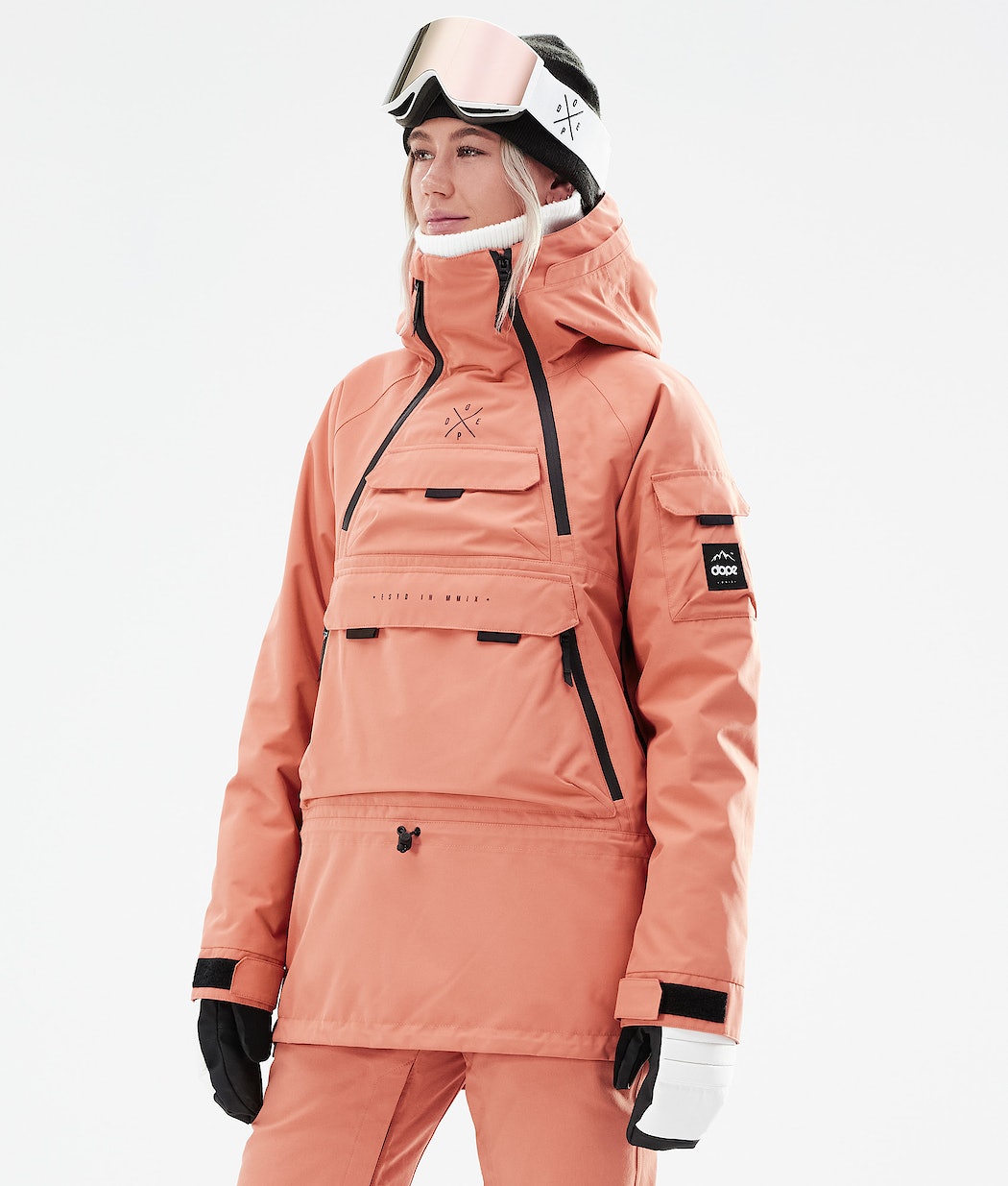 Chaqueta Snowboard Dope Akin W 2021 Mujer Naranjas | 865-QNSIOE