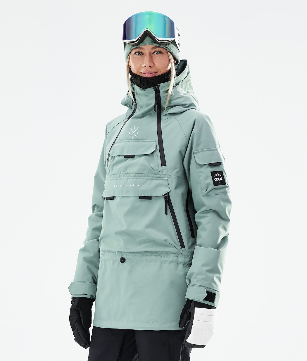 Chaqueta Snowboard Dope Akin W 2021 Mujer Verde | 928-QYUSCO