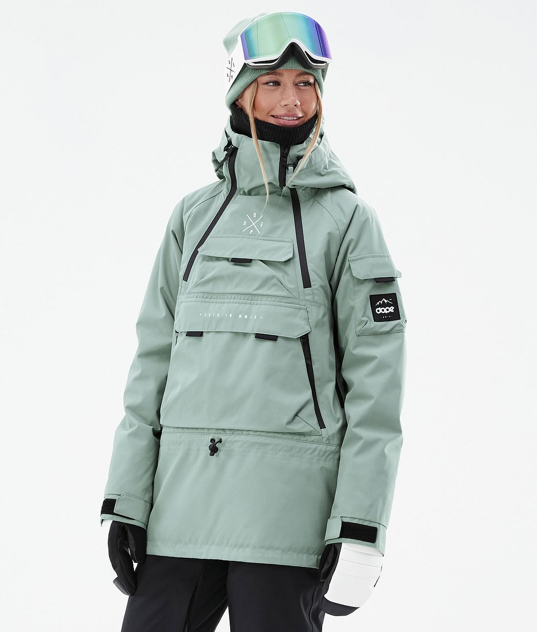 Chaqueta Snowboard Dope Akin W Mujer Verde | 079-PWSITL