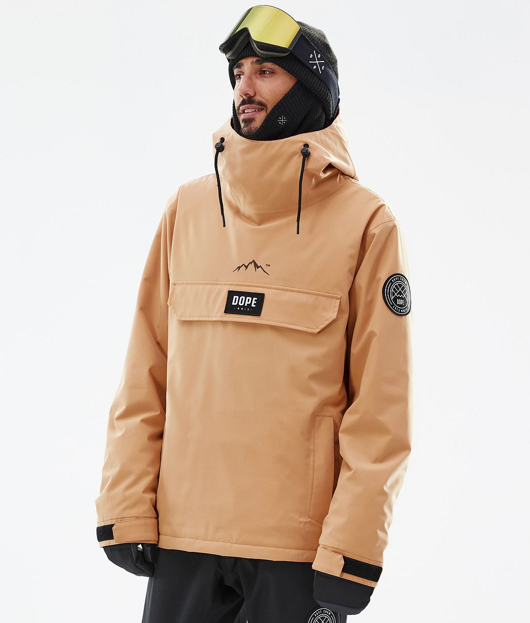 Chaqueta Snowboard Dope Blizzard Hombre Kaki Amarillo | 746-QUSLBK