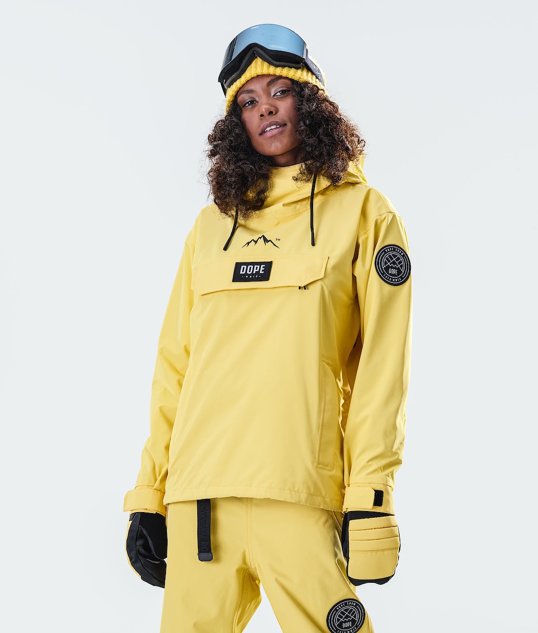 Chaqueta Snowboard Dope Blizzard PO W 2020 Mujer Amarillo | 139-CAEUSJ