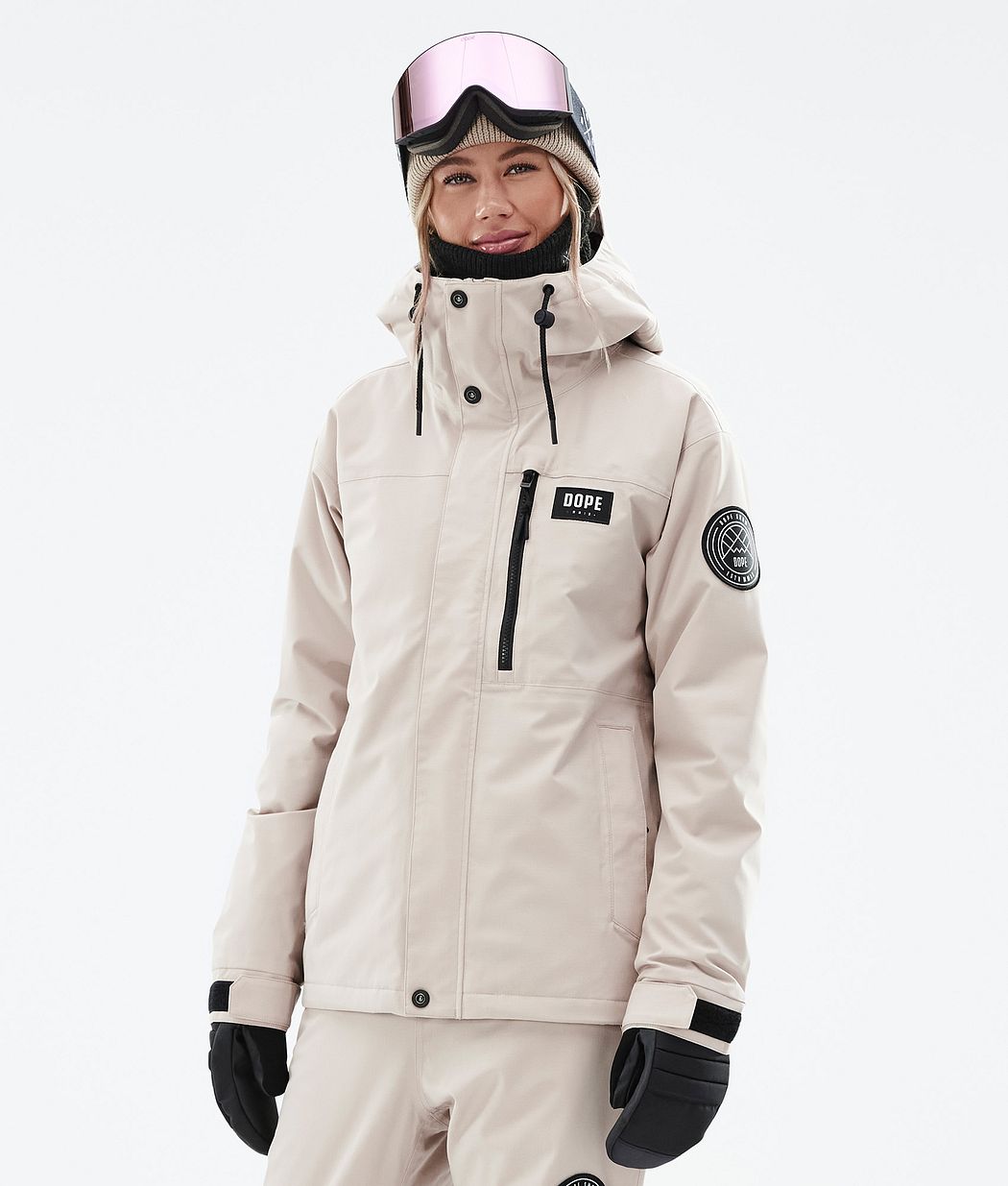 Chaqueta Snowboard Dope Blizzard W Full Zip Mujer Marrones | 376-BRWEVU