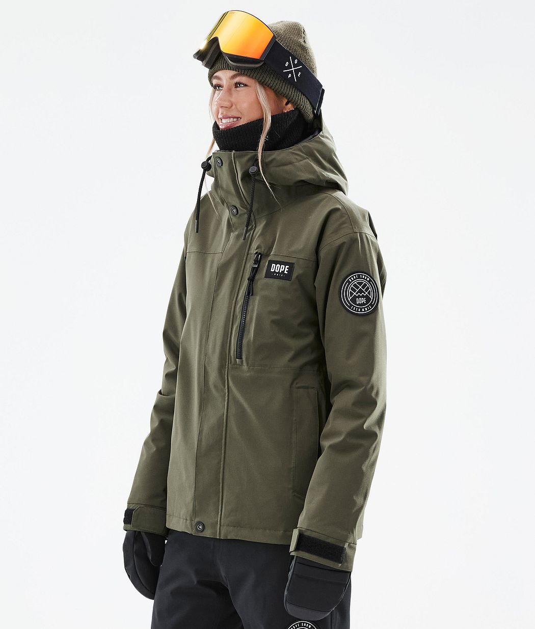 Chaqueta Snowboard Dope Blizzard W Full Zip Mujer Verde Oliva Verde | 903-JIPBMF