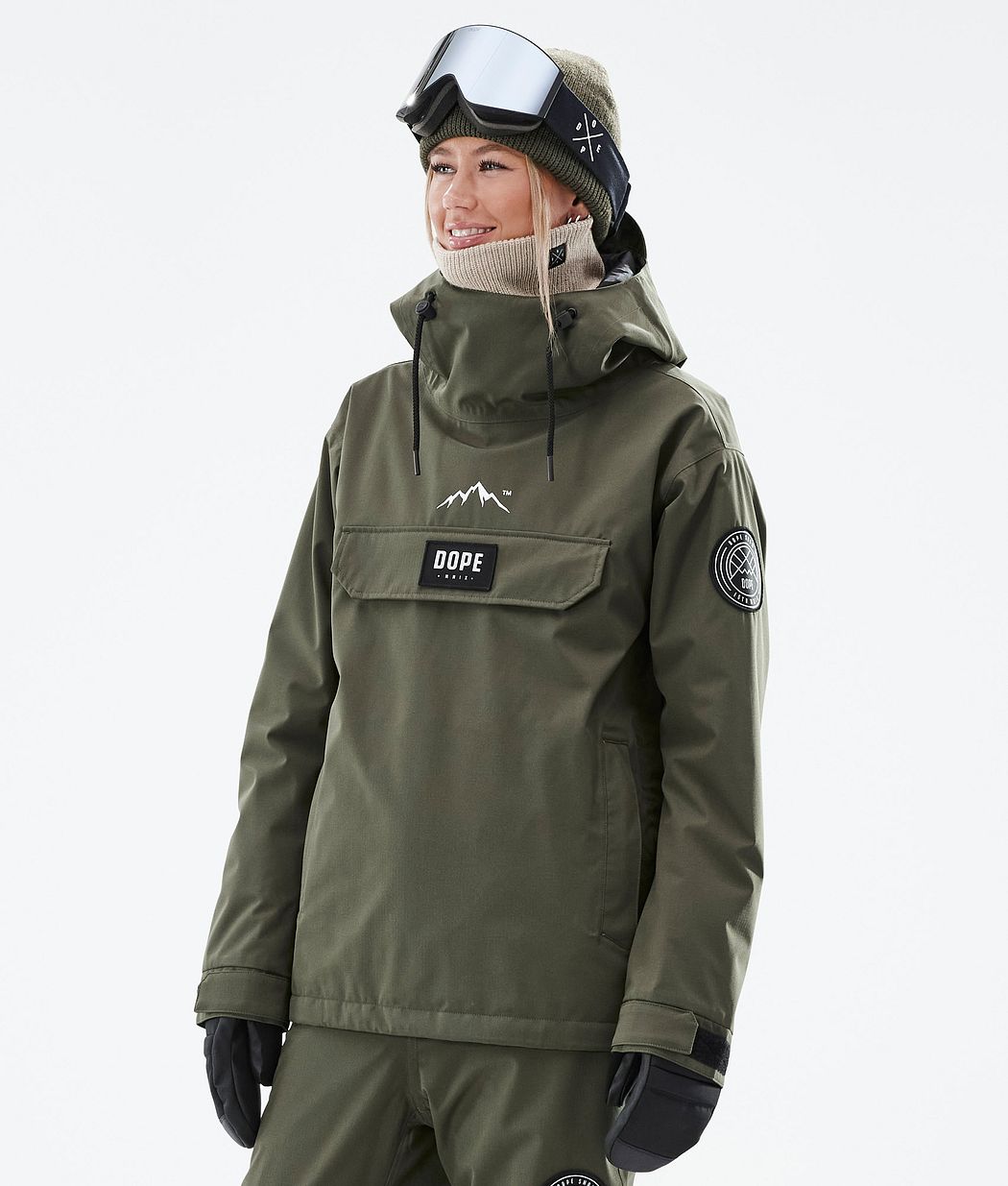 Chaqueta Snowboard Dope Blizzard W Mujer Verde Oliva Verde | 783-NRGAFJ