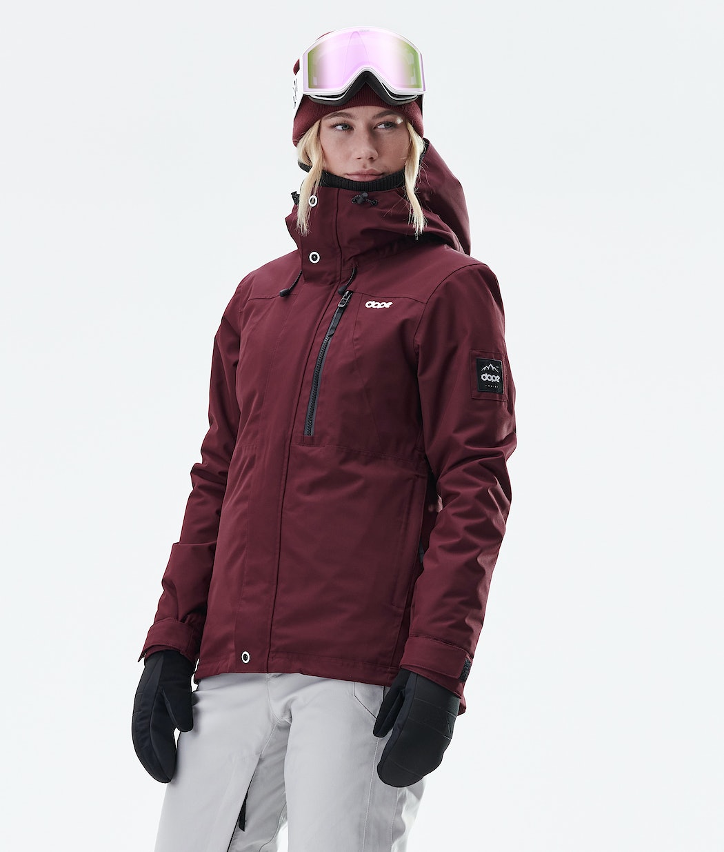 Chaqueta Snowboard Dope Divine W Mujer Burdeos | 821-SNIYZF
