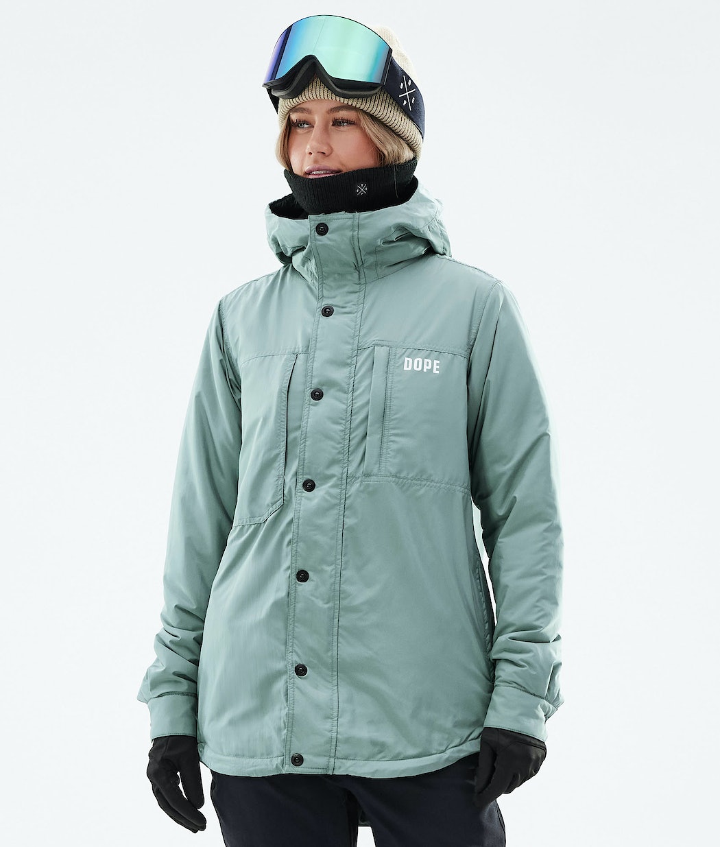 Chaqueta Snowboard Dope Insulated W Mujer Verde | 142-BSXNPO