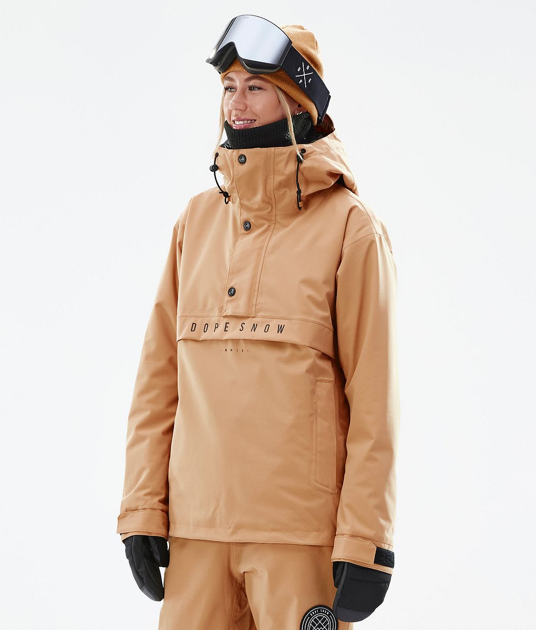 Chaqueta Snowboard Dope Legacy W Mujer Kaki Amarillo | 762-NXGYZK