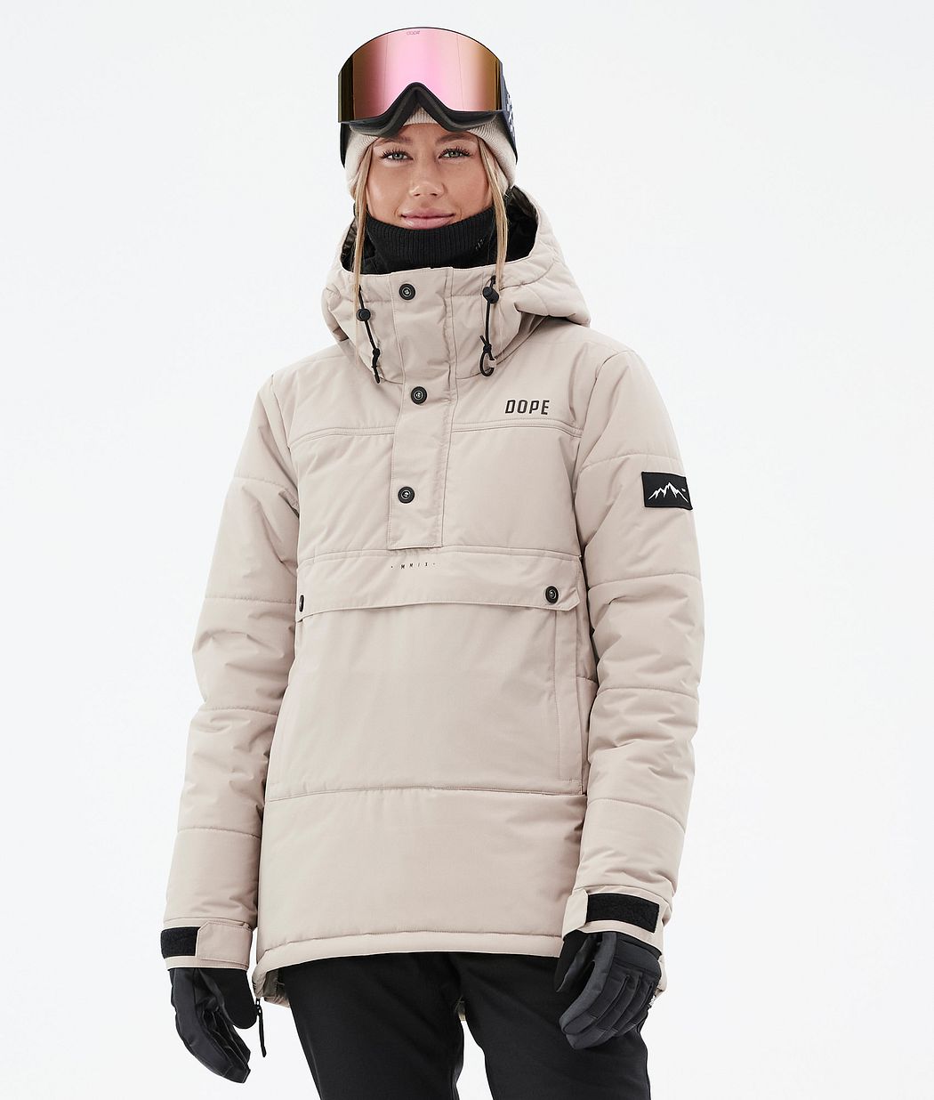 Chaqueta Snowboard Dope Puffer W Mujer Marrones | 865-RCPGSZ