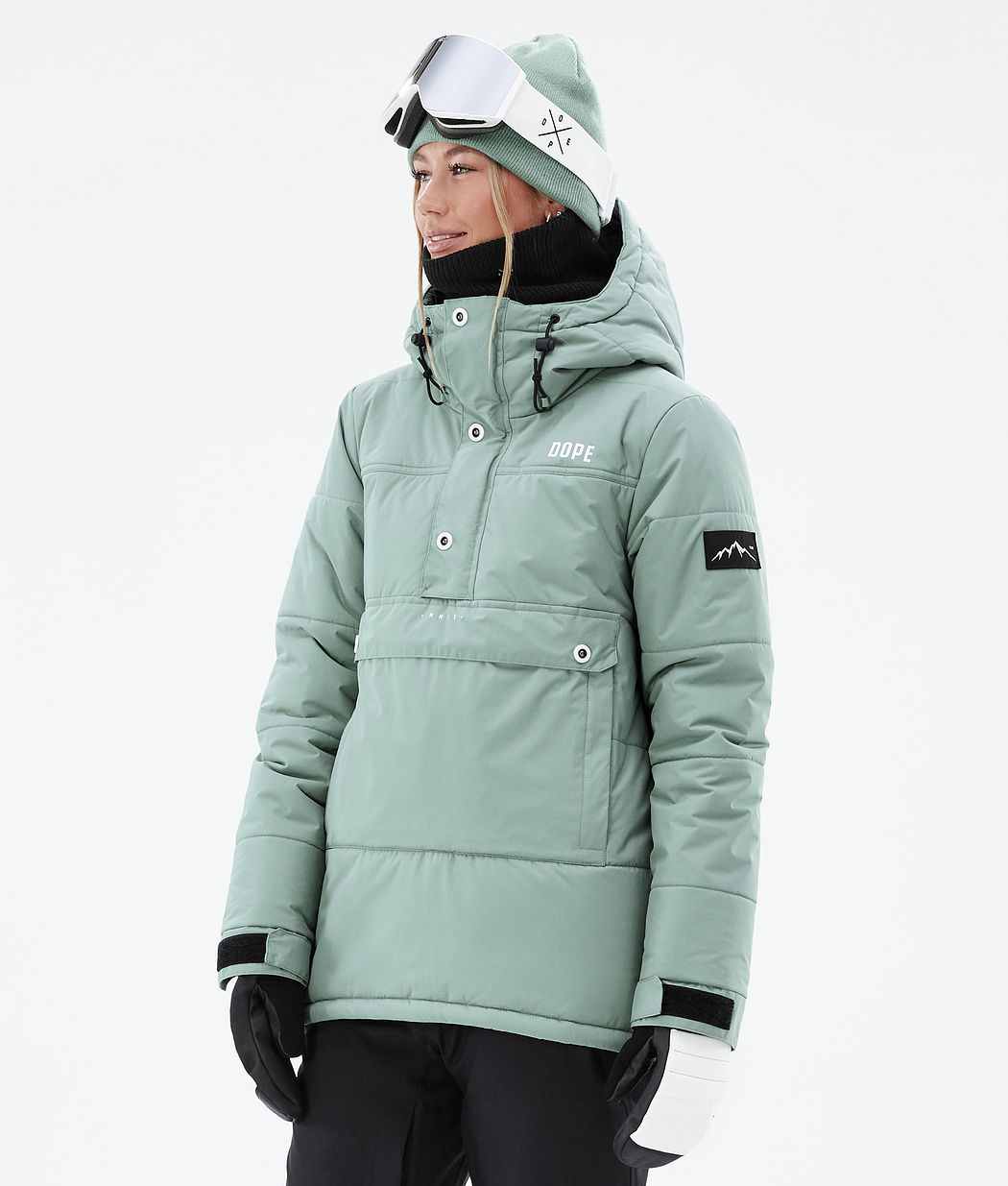 Chaqueta Snowboard Dope Puffer W Mujer Verde | 175-WEPYRO