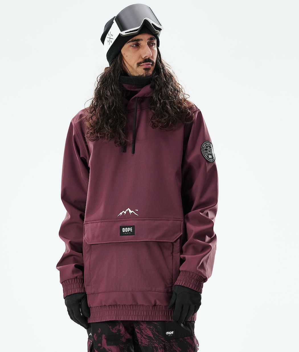 Chaqueta Snowboard Dope Wylie Hombre Burdeos | 378-LBFJIZ