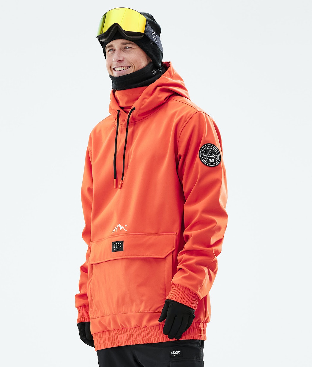 Chaqueta Snowboard Dope Insulated Softshell Pull Over Naranjas S