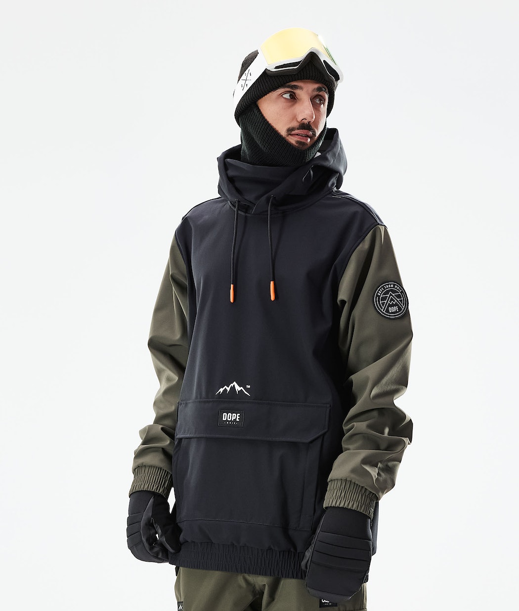 Chaqueta Snowboard Dope Wylie Hombre Negras Verde Oliva Verde | 469-HRPABV