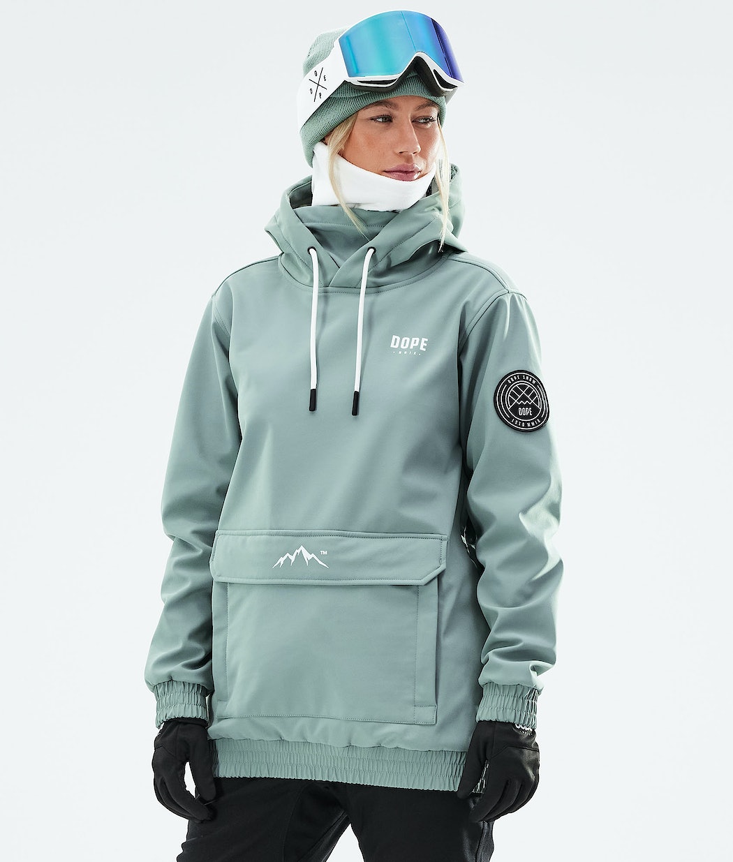 Chaqueta Snowboard Dope Wylie Mujer Verde | 450-YOKHCU