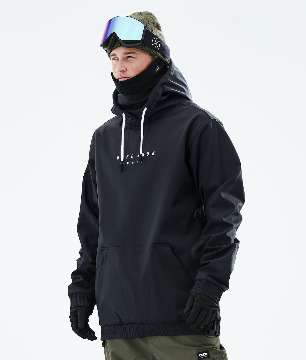 Chaqueta Snowboard Dope Yeti 2021 Hombre Blancas Negras | 854-LJKBEG