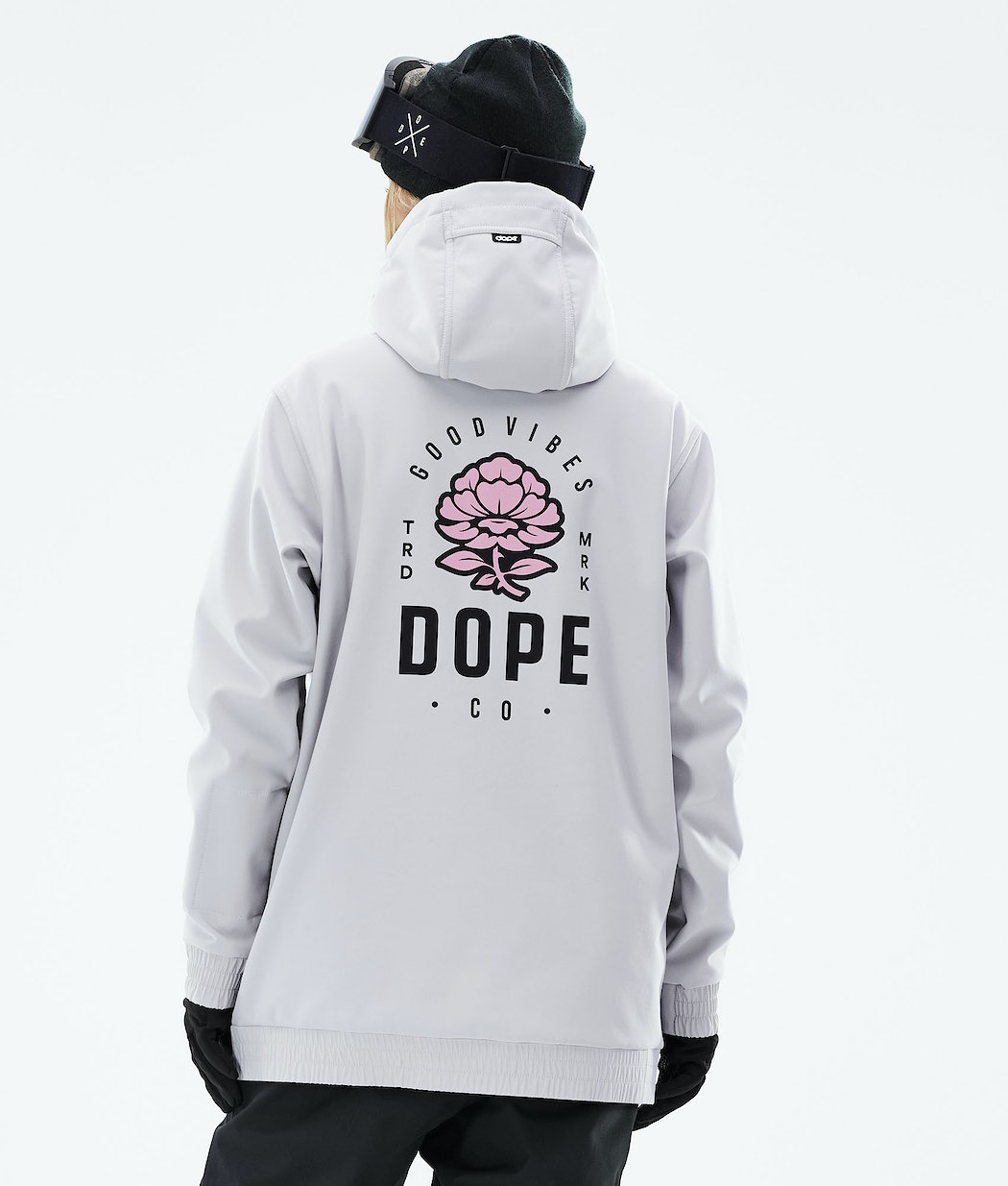 Chaqueta Snowboard Dope Yeti 2021 Mujer Rosas Gris Claro | 725-OSCQIX
