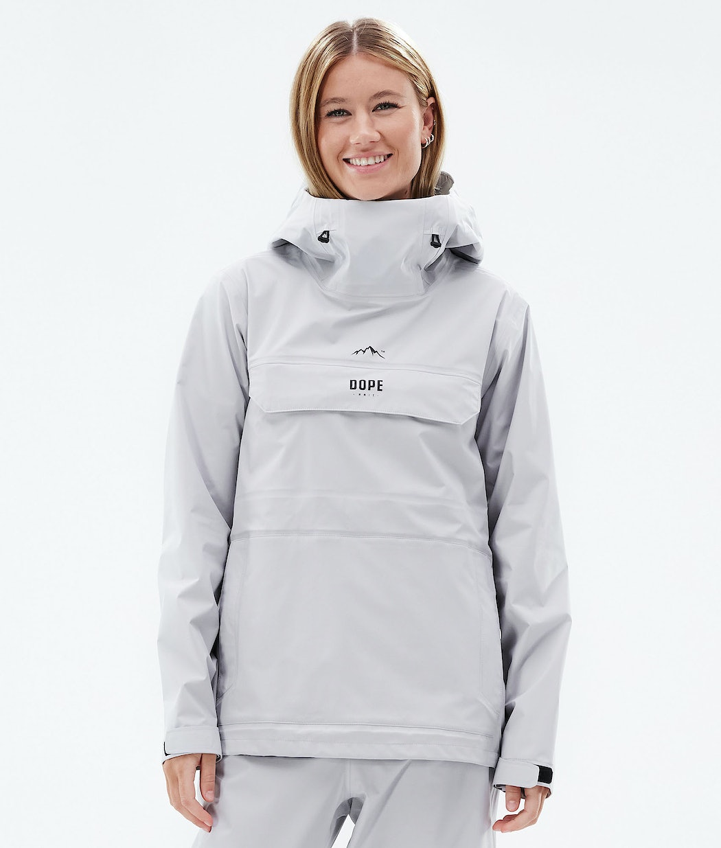 Chubasquero Dope Downpour W Mujer Gris Claro | 260-RXSULI