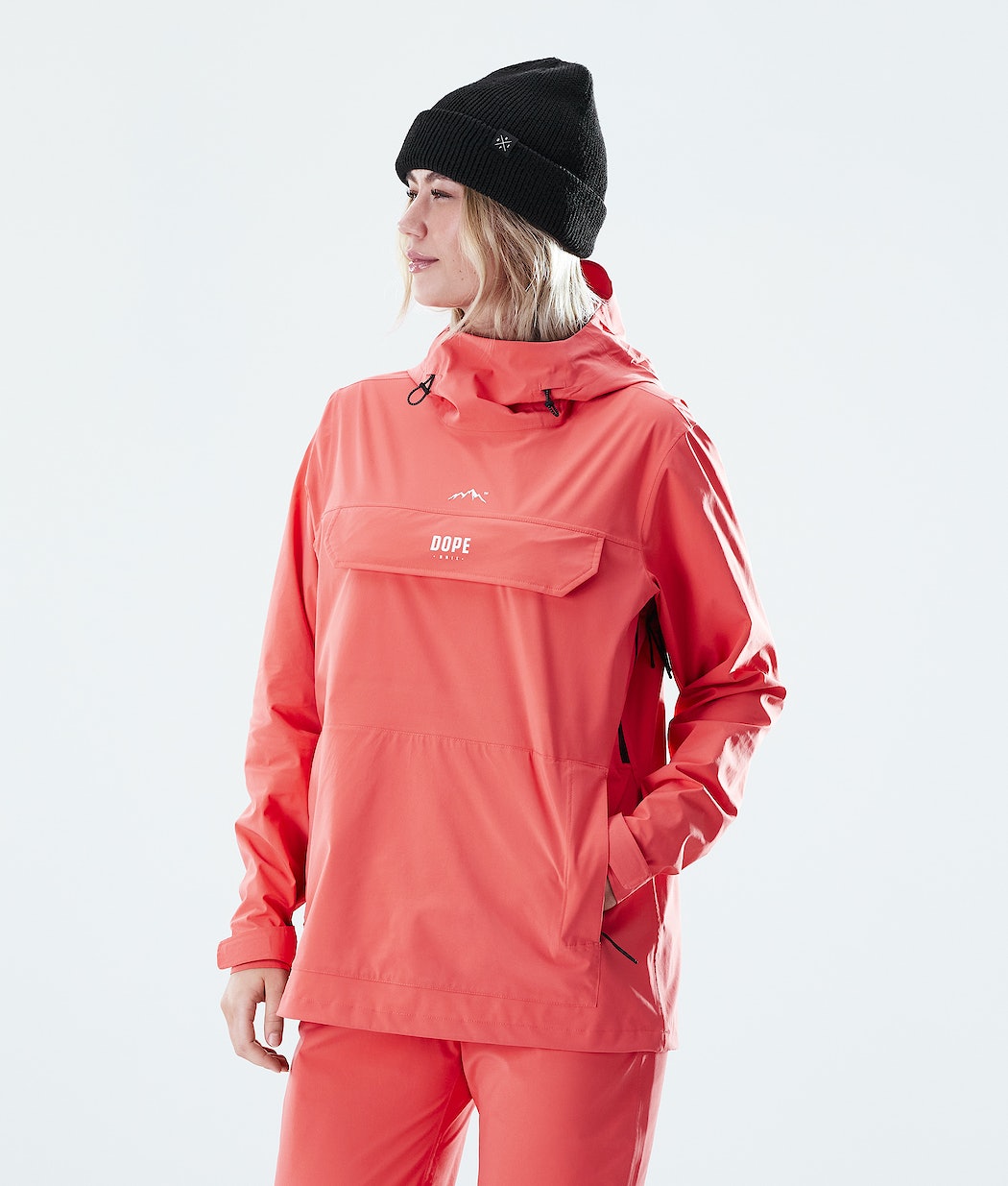Chubasquero Dope Drizzard W Mujer Coral | 452-UMPZOJ