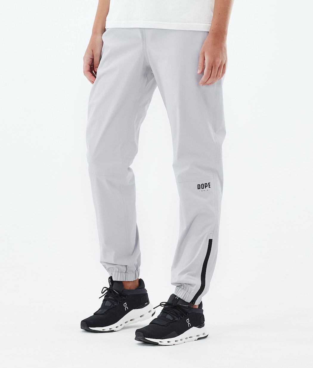 Pantalones Impermeables Dope Downpour W Mujer Gris Claro | 812-ENUHTA