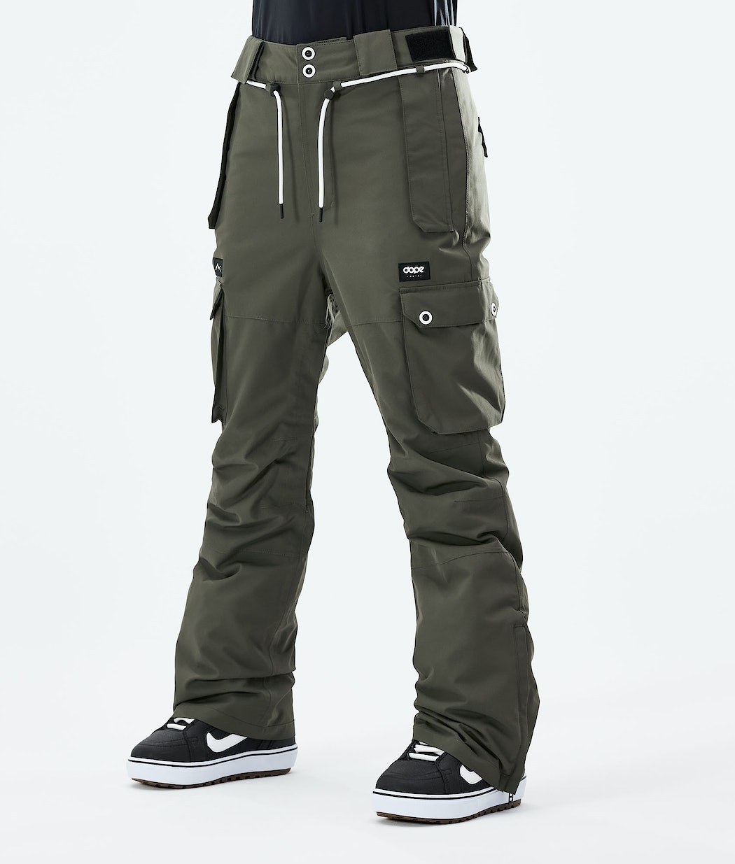 Pantalones Snowboard Dope Iconic W 2021 Mujer Verde Oliva Verde | 682-VDMFIQ