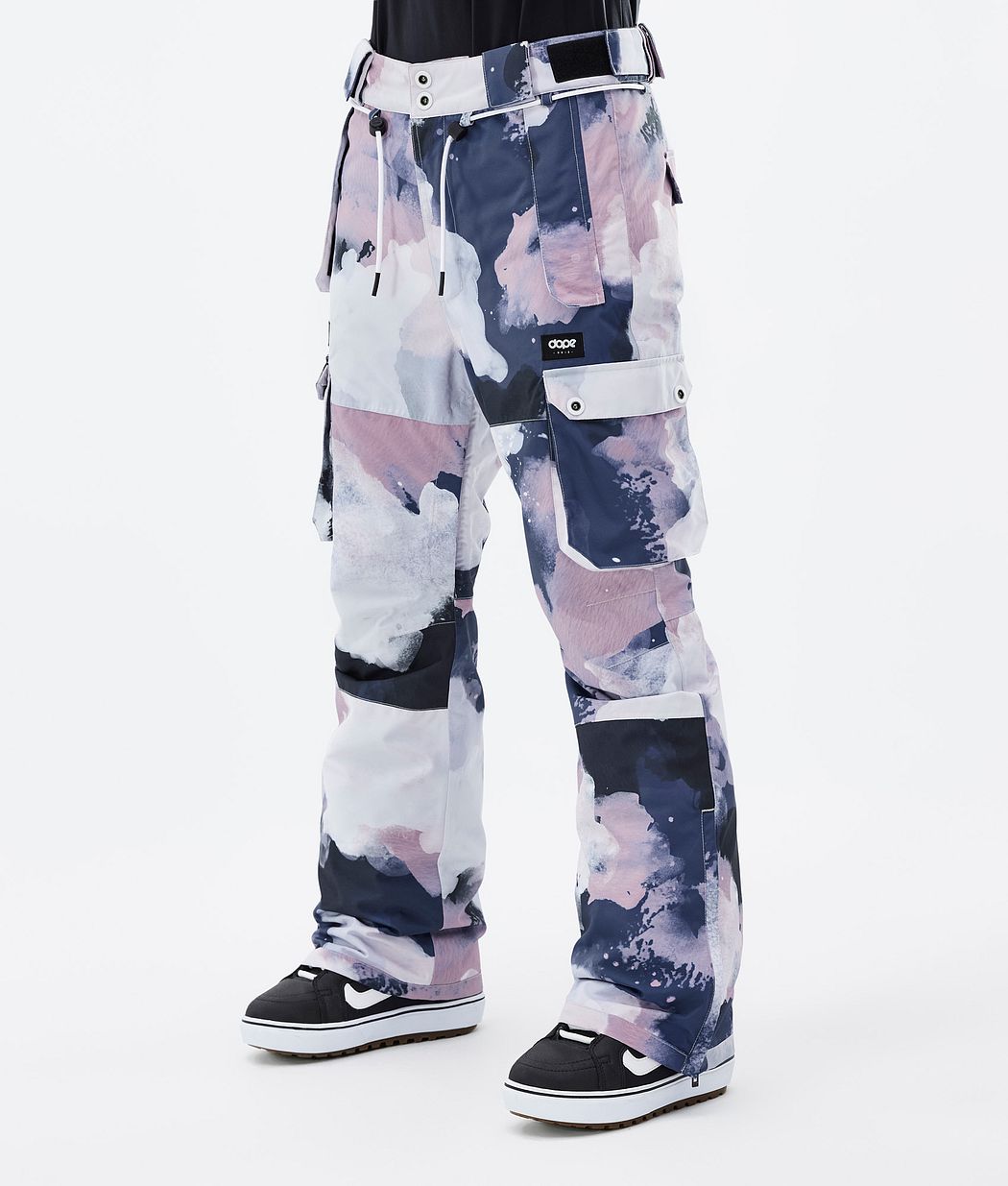 Pantalones Snowboard Dope Iconic W Mujer Rosas Azul Marino | 258-XRJMFD