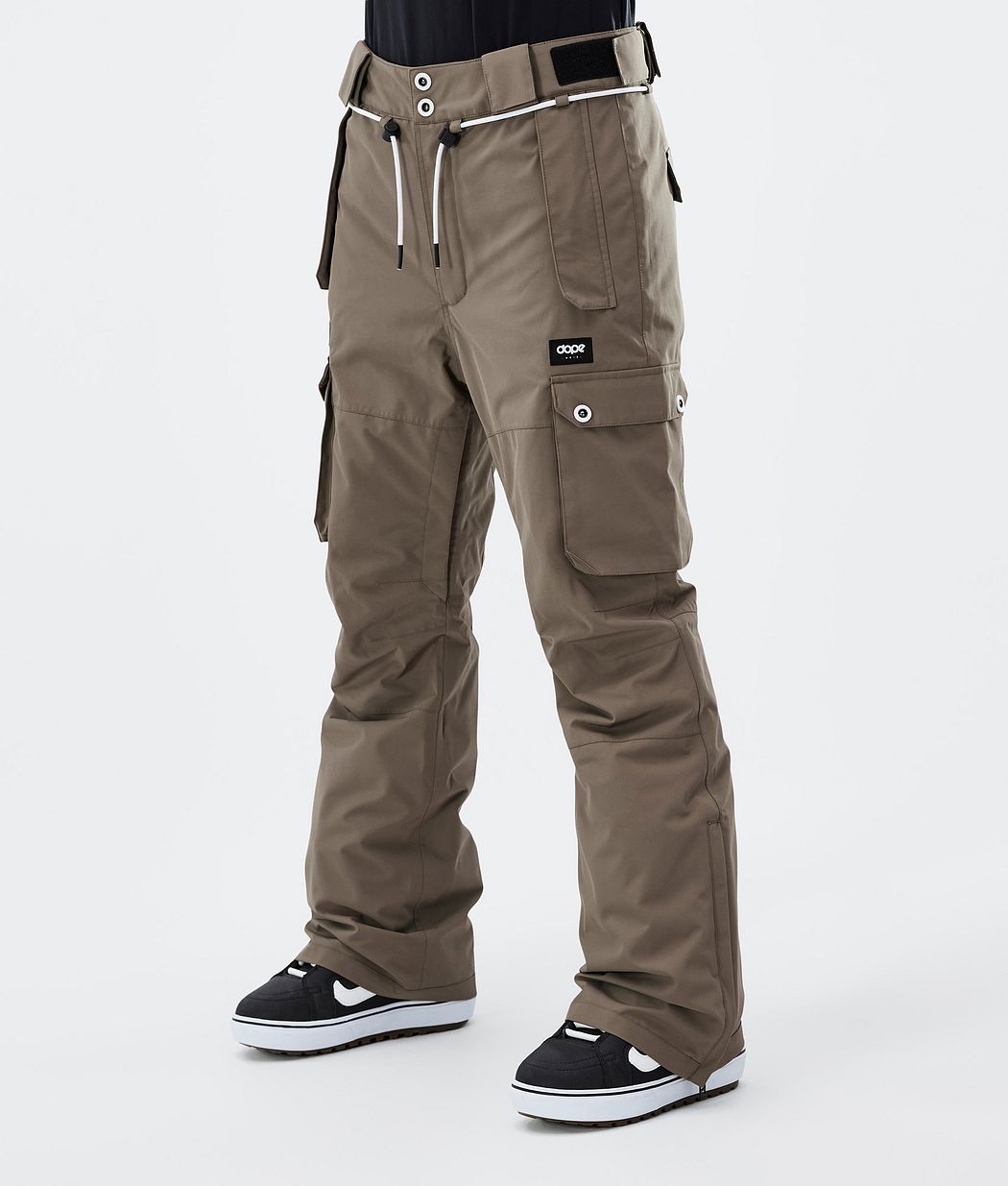 Pantalones Snowboard Dope Iconic W Mujer Marrones Oscuro | 834-USYWCA
