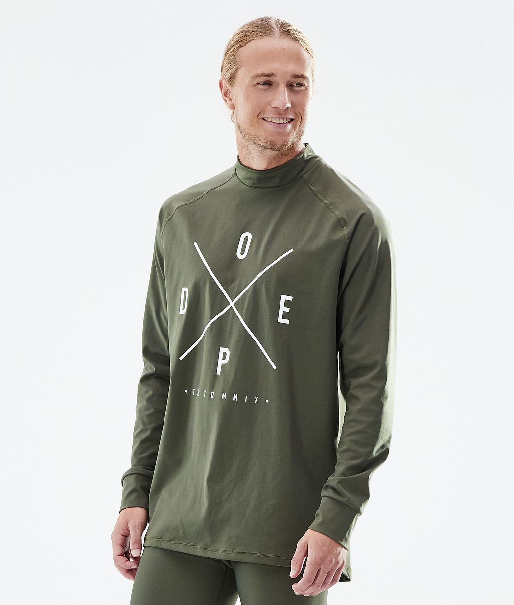 Ropa Interior Térmica Dope Snuggle Hombre Verde Oliva Verde | 245-INQVDW