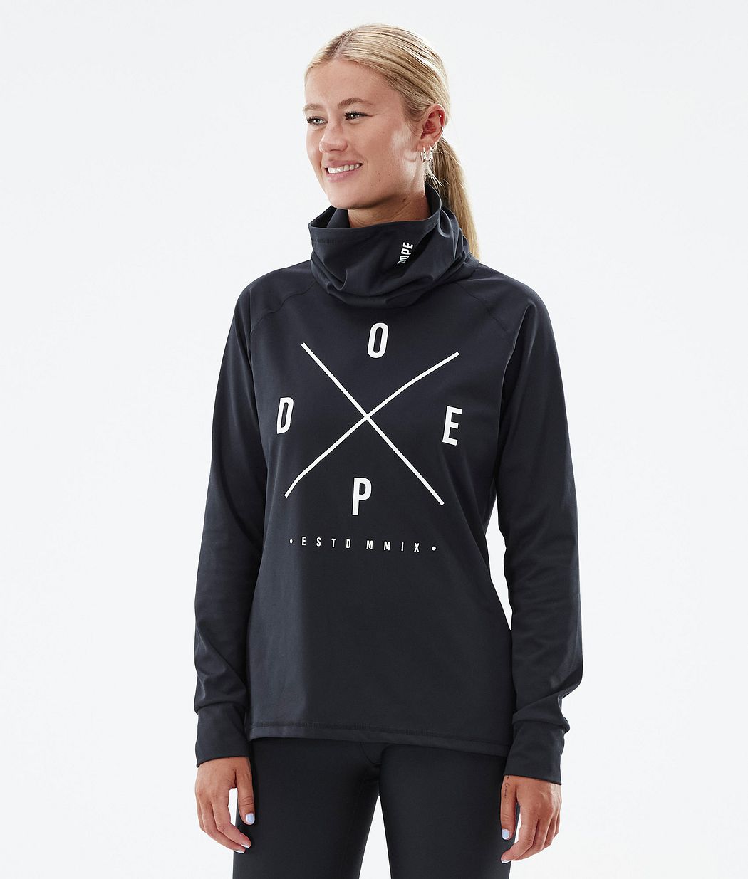 Ropa Interior Térmica Dope Snuggle W Mujer Negras | 319-MPNILZ