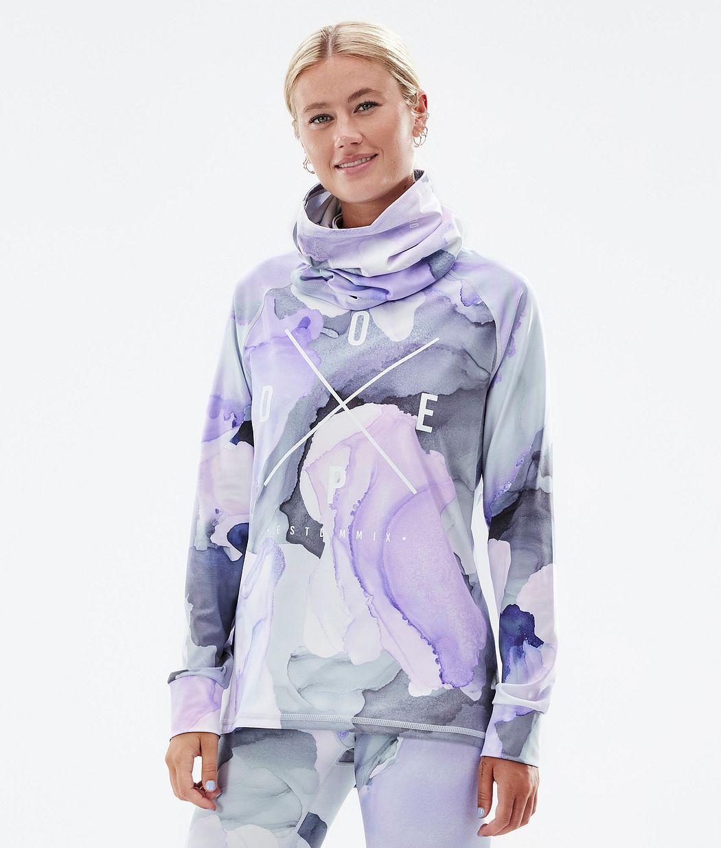Ropa Interior Térmica Dope Snuggle W Mujer Moradas | 735-NWZVDM