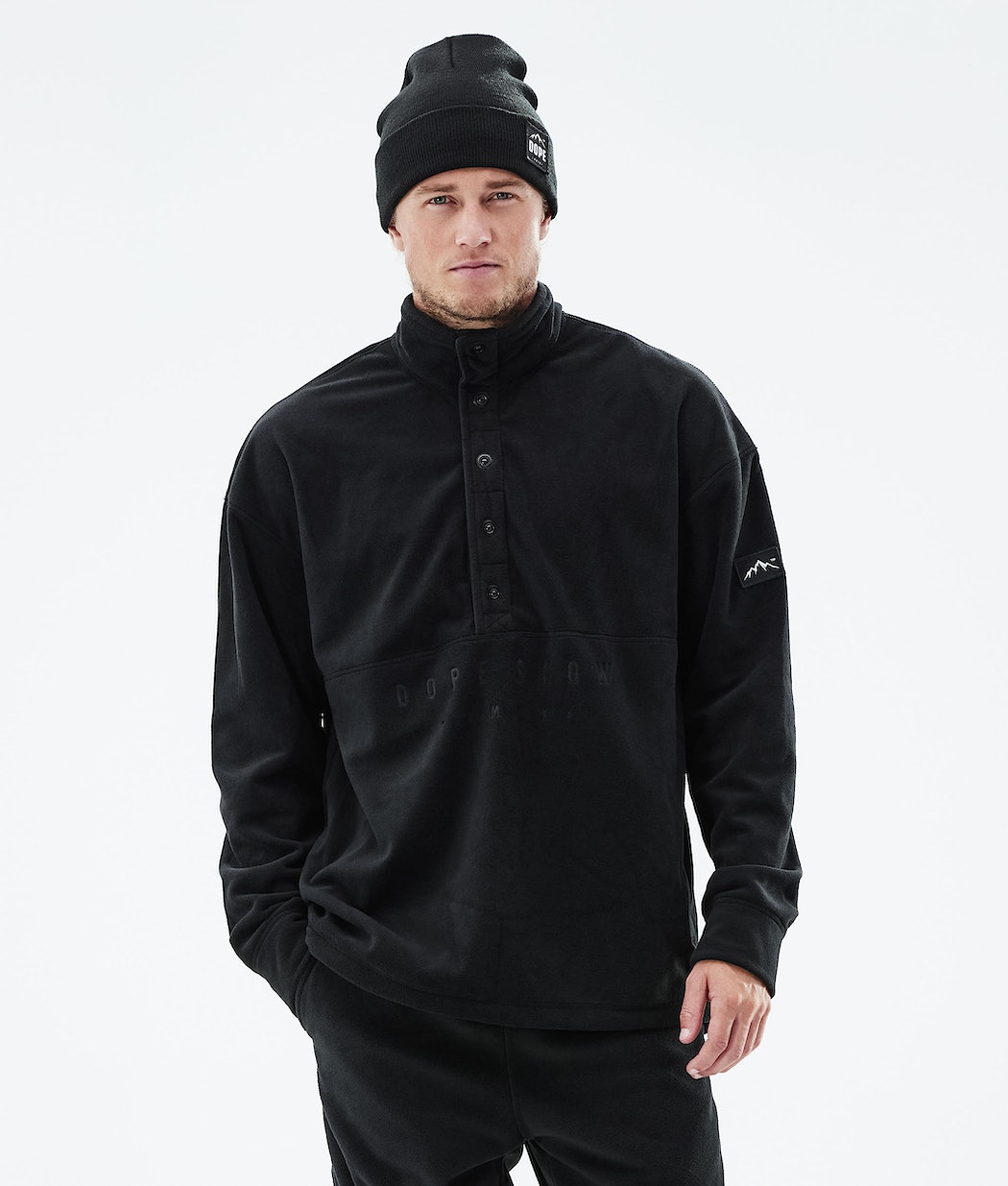 Suéteres Dope Comfy Hombre Negras | 893-LAYGNM